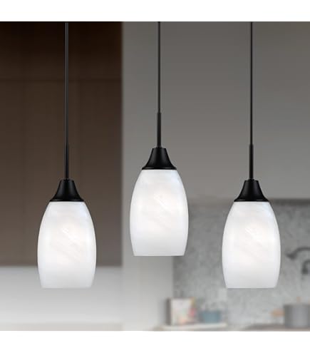 EGLO Regis Falls 4-Light Pendant Adjustable Hanging Lighting